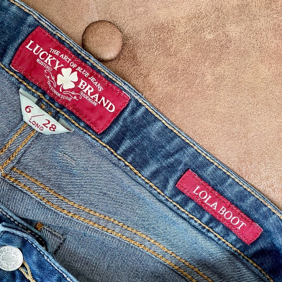 Lucky Brand Lola Boot blue Jean, size 6/28 long - Picture 3 of 9